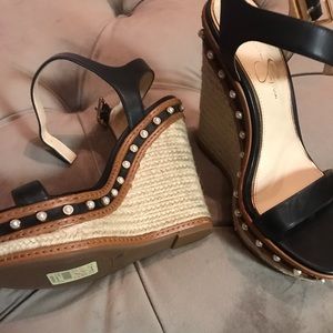 Jessica Simpson wedge sandals size 9